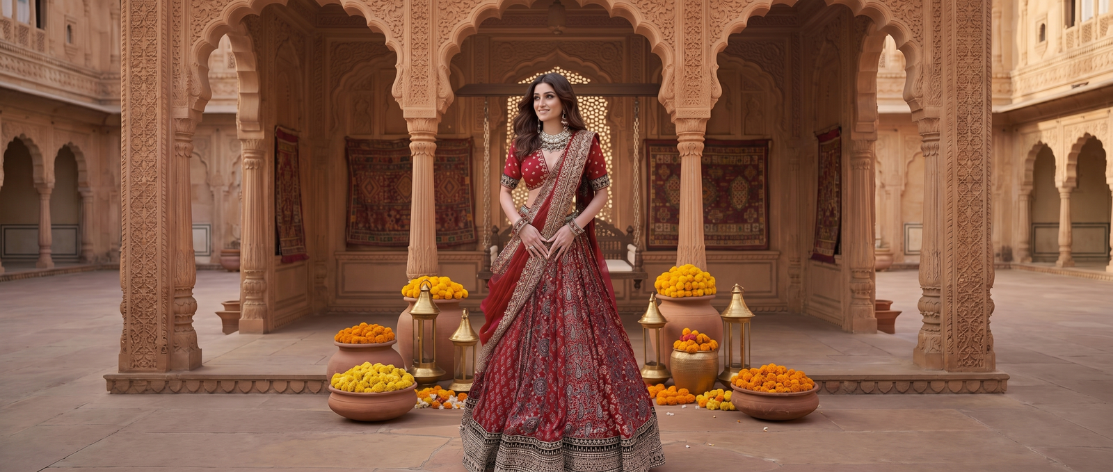 Bridal Red Lehenga